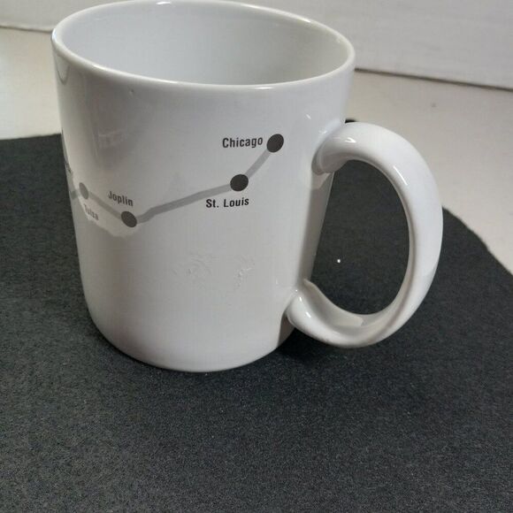 Route 66 Road map Mug for Rand McNally Country Travel Destination Kitsch - Picture 4 of 8